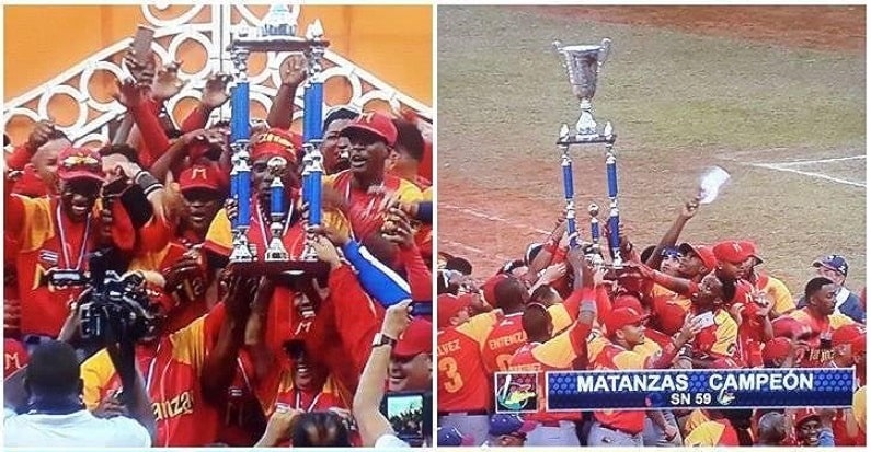 #Matanzas, Campeón de la #SerieNacional59. Arriba los cocodrilos.