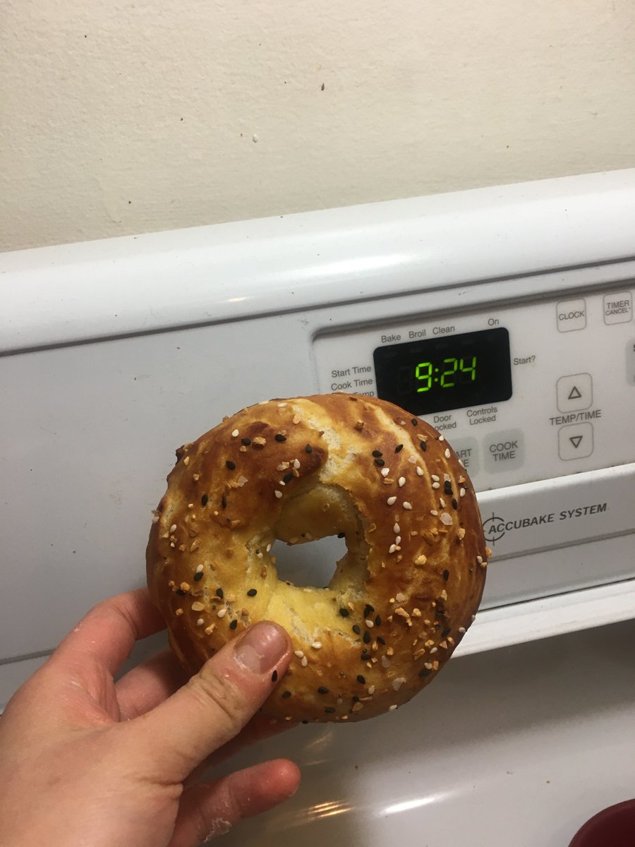 I Did Not Know What the Outcome Would Be, But I Am not Displeased [trying on a dress for the first time in years, making bagels for the first time ever]