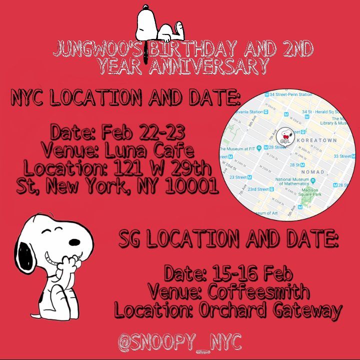 Nyc Jungwoo Banner On Twitter Update Nyc Location And