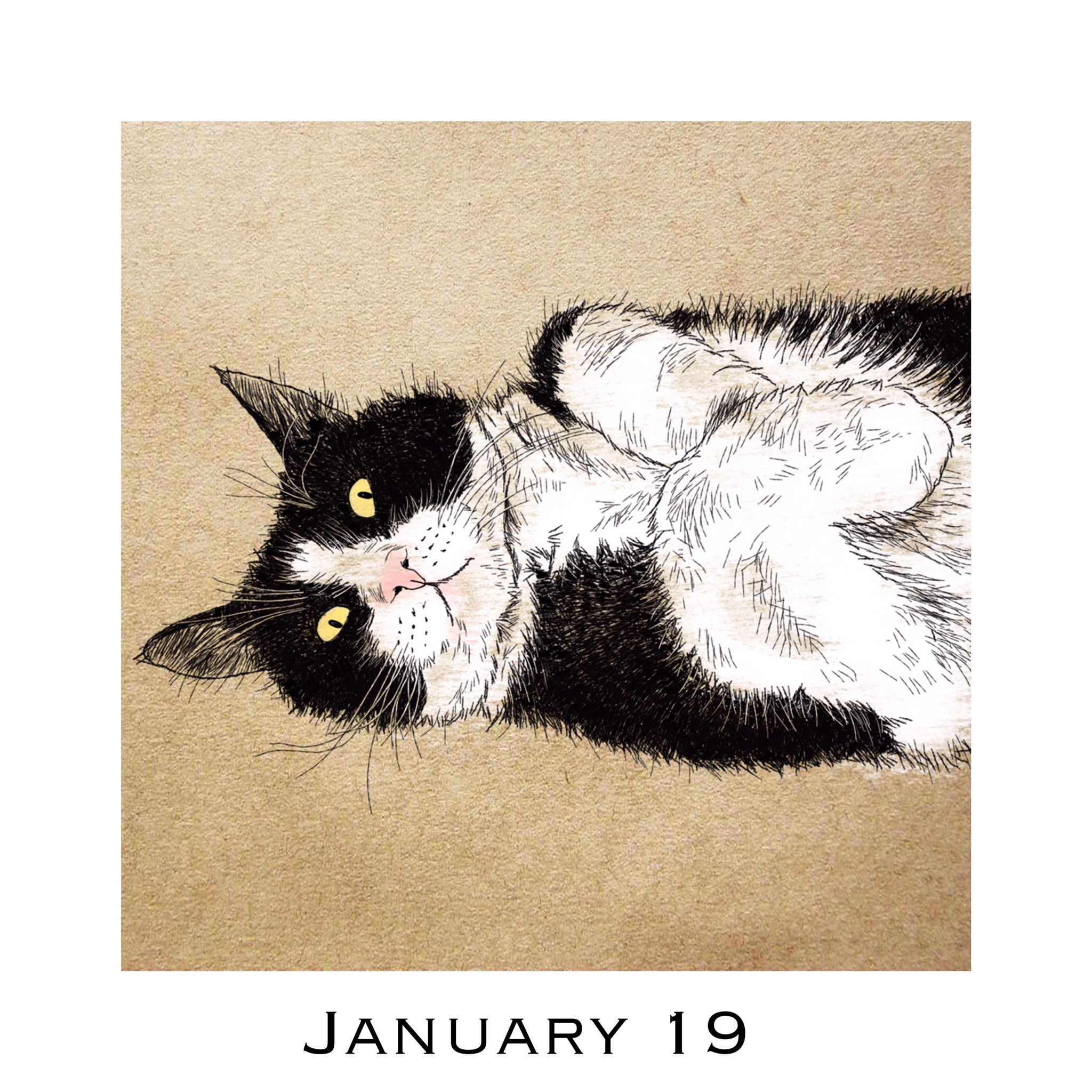 Twitter 上的 猫イラストレーター 365cat Art 1月19日 ごろにゃん 猫カレンダー Catcalendar 365catart Catscalendar 猫好きさんと繋がりたい 猫 ねこ Cat Cats Catart 猫の絵 おしゃれ猫イラスト 猫イラスト 猫フリーイラスト もサイトで配付中