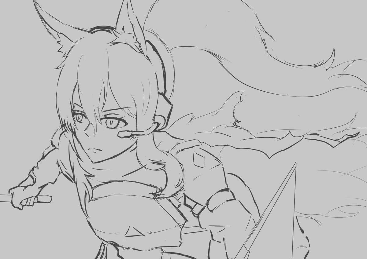 二アール WIP
#アークナイツ 