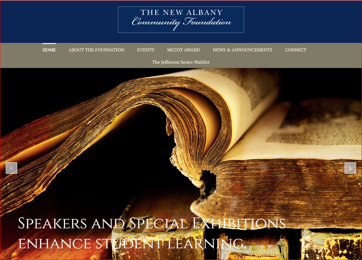 What is this? The New Albany Community Foundation.It's stated purpose is to build an extraordinary community.Oh, and it just so happens to be where Les Wexner lives in New Albany, Ohio!. @avery1776 . @BabeReflex_8 . @stranahan . @sibeledmonds  https://newalbanyfoundation.org/ 