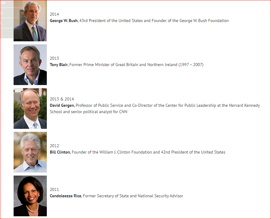 WTH is this? The past speaker list includes George W. Bush, Bill Clinton, Tony Blair, Condoleezza Rice, Leon Panetta, Robert Gates???Wouldn't that make all these people connected to Les Wexner?. @StevePieczenik  https://newalbanyfoundation.org/events/remarkable-evening/past-speakers/