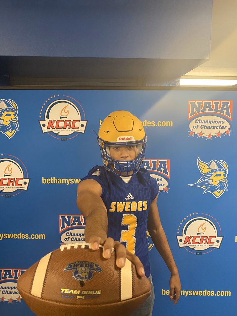 I’m so grateful to announce I have received an offer from <a href="/SwedesFB/">Bethany Football</a>. Thank you to <a href="/coachcwhite/">Curran White</a> and <a href="/coachrave/">Barry Rave</a> for the amazing opportunity. #GoSwedes