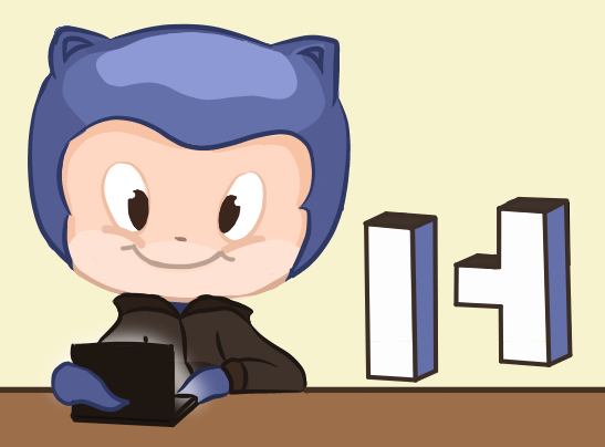 tcode2k16's tweet photo. Playing #hacknroll2020 this weekend. Here's my brother's rendition of the OctoCat @GitHubEducation #myoctocat https://t.co/K2UdFS923D