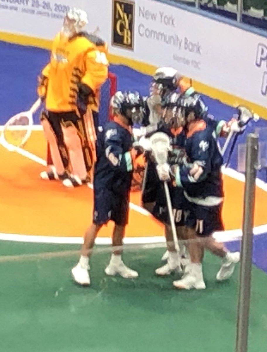 SchwartzSports's tweet photo. Congrats @newyorkriptide on the first win in franchise history!! 13-12 in overtime over @GeorgiaSwarmLAX!! @NLL #GetPulledIn #StickUpToCancer https://t.co/VD53X6ApFj