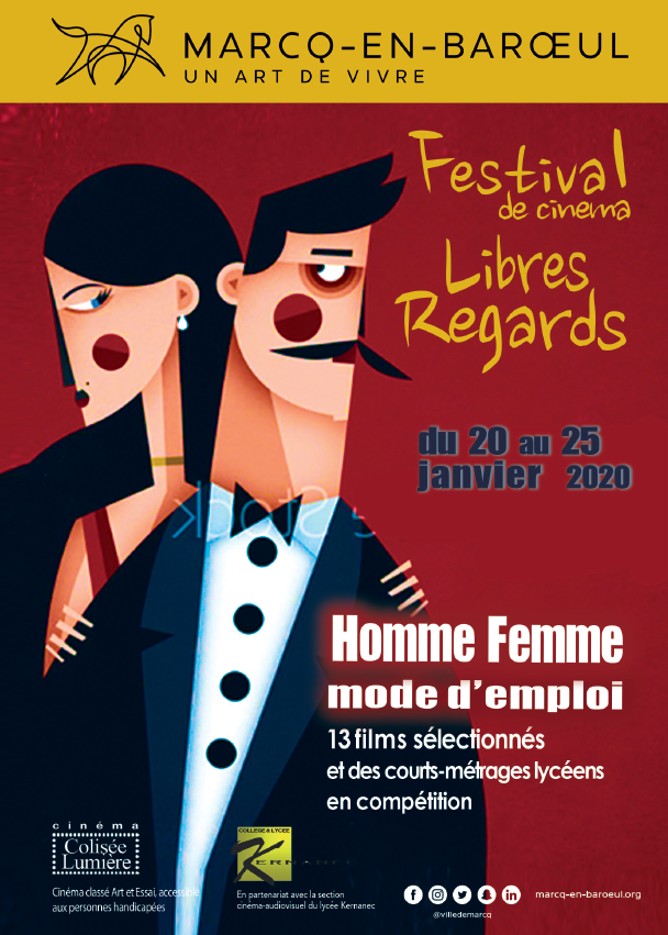 villedemarcq's tweet photo. [#Cinéma] Du 20 au 25 janvier 2020, le 18e #Festival #LibresRegards s’installe au cinéma Colisée Lumière avec 13 films et des courts-métrages à (re)voir, organisé par les élèves du lycée Kernanec section cinéma-audiovisuel.

Découvrez le programme : https://t.co/VcGk1JsXpg https://t.co/u7zD6VxMsR