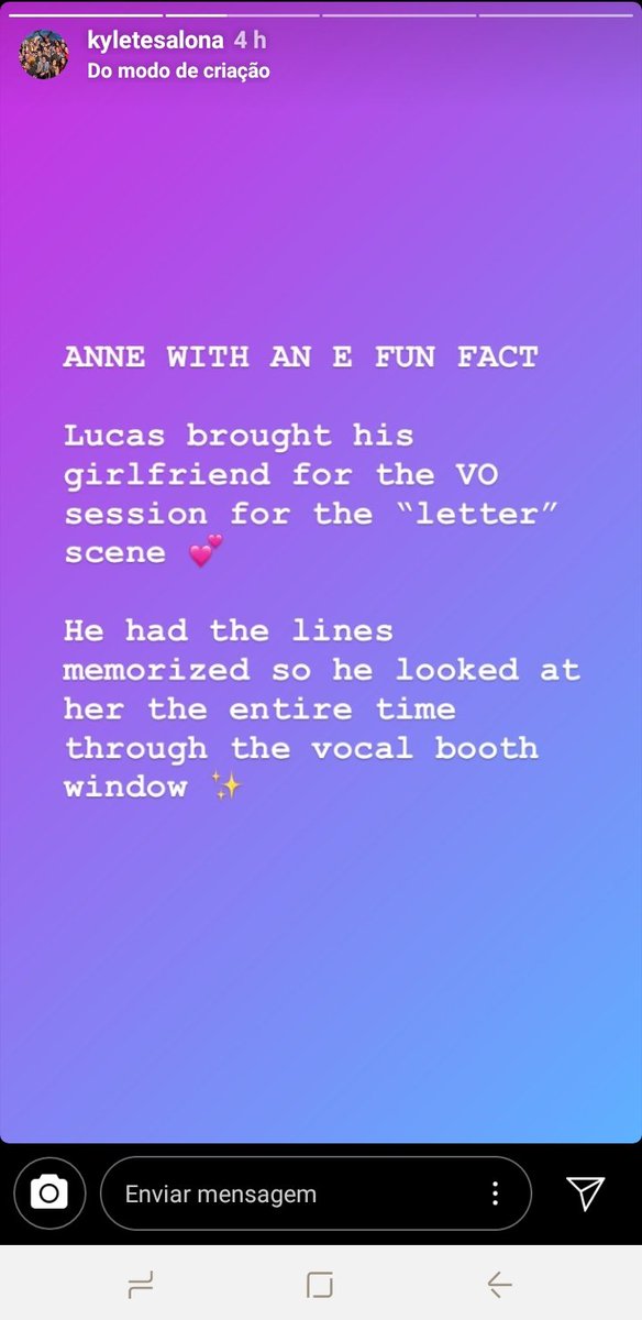lucasjadebr's tweet photo. @kyletesalona> via stories do Instagram.
"fato fã
Lucas trouxe a namorada para a sessão de VO para a cena da "carta"💞

 ele memorizou as falas e olhou para ela o tempo todo através da janela da cabine vocal ✨" https://t.co/uHkXv9YKIJ