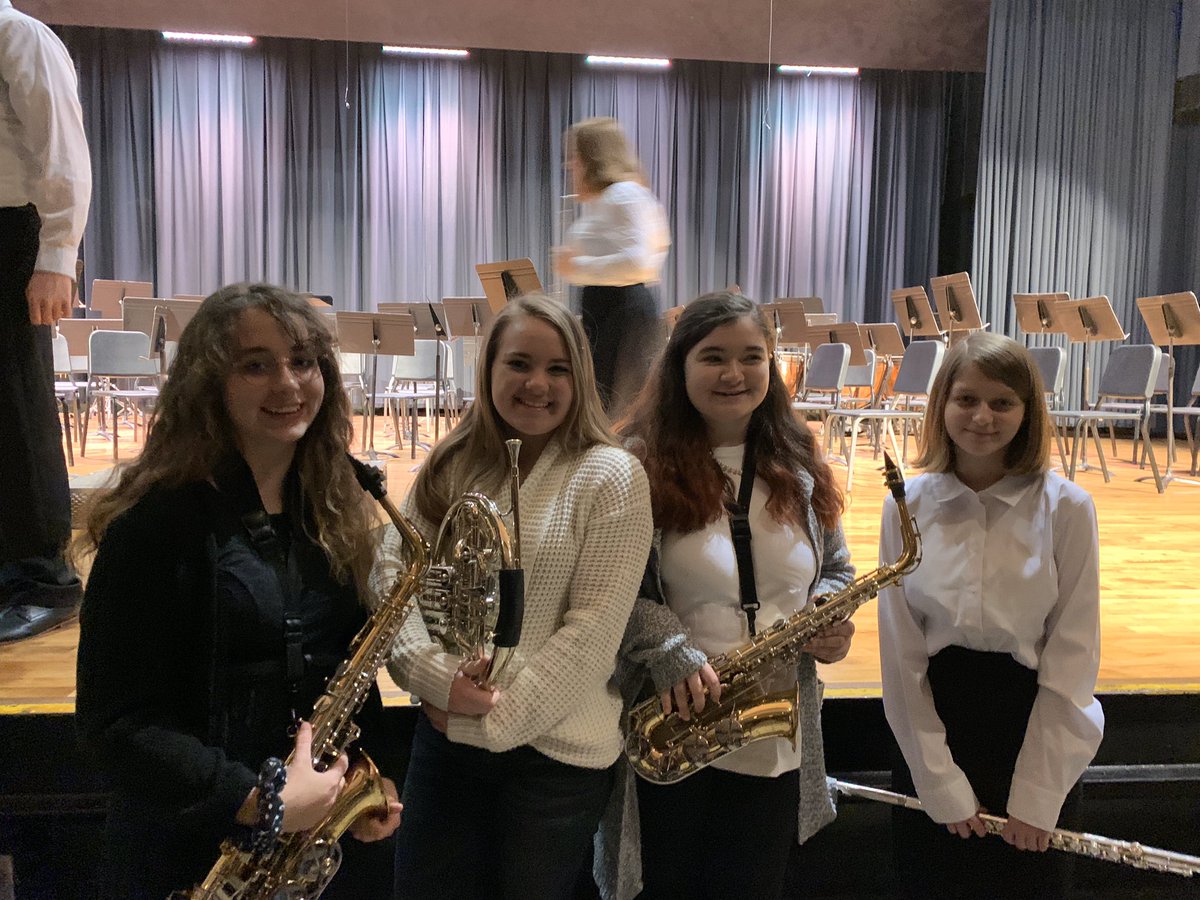 ShenandoahZeps's tweet image. Congratulations to these outstanding band students who were selected for the OMEA District IX Honors Band.  Long day of rehearsal followed by an awesome concert!!! #makeIThappen; #zepsband; #needsomerest