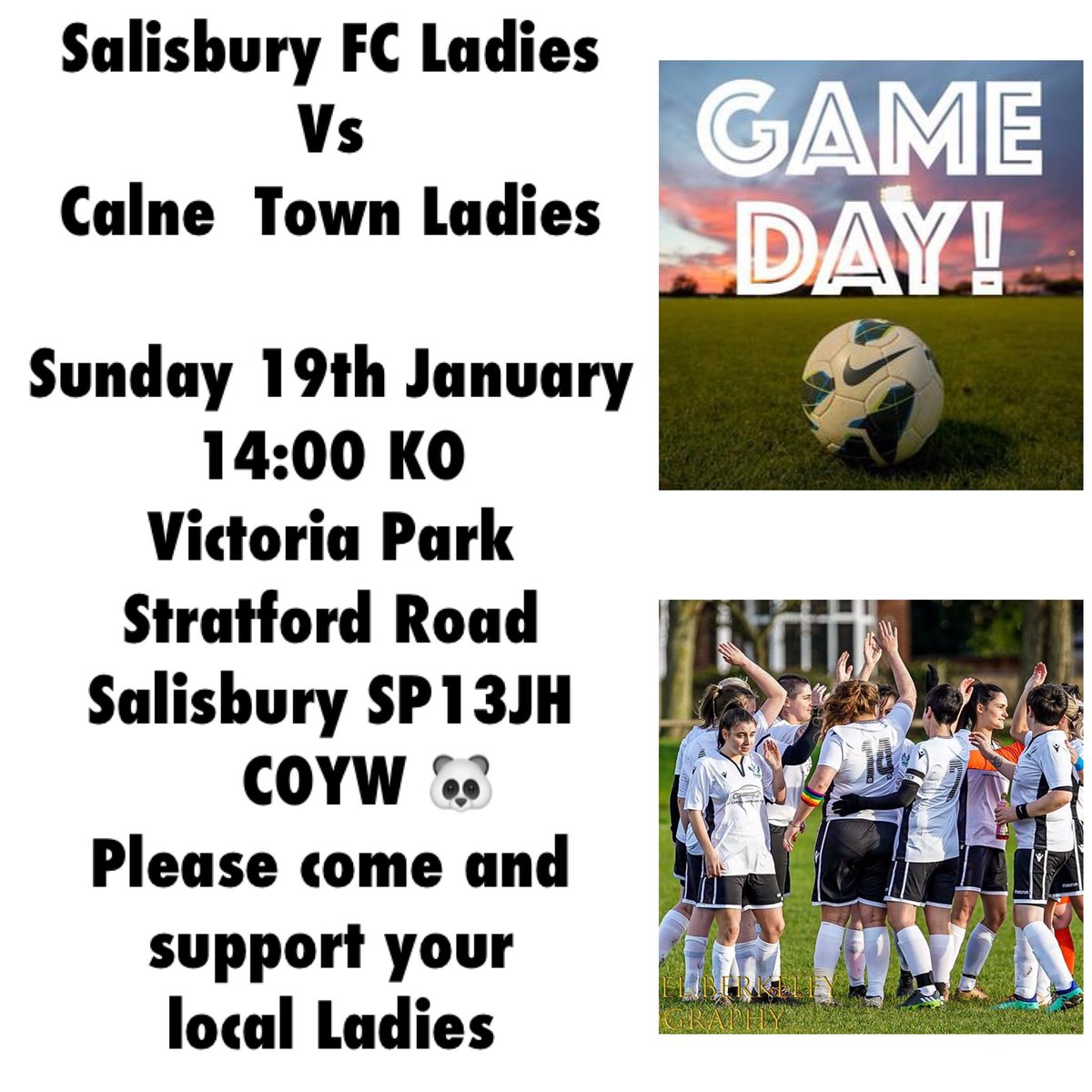 SalisburyFCW's tweet photo. @SalisburyFC @tisburymotors @NewGarage @journalupdate  @SpireFM @Saljournalsport https://t.co/mH3vcZ3ESQ