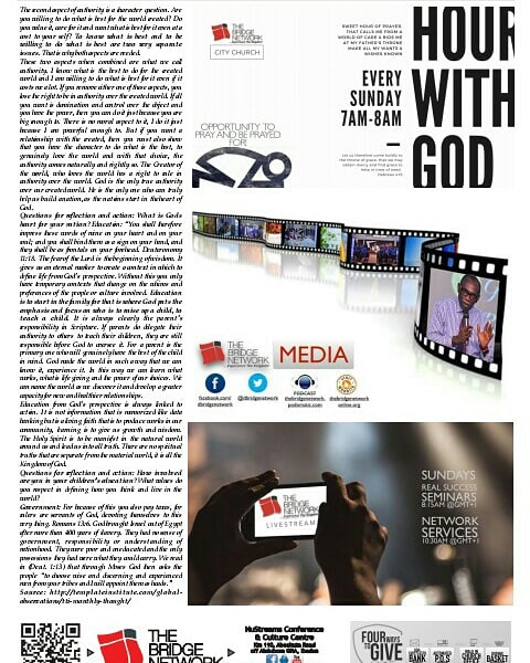 dbridgenetwork1's tweet photo. @FrancisMadojemu @seunopadare @Oluwarantimisi3 @IbYIf @pacqueensirabor @Bims_livngarden @biodunmakinde The Bridge Network, Bulletin 19th January, 2020. Have a great Sunday, week ahead 
#TBN #OutstandingLife&amp;ServiceTransformingOurWorld https://t.co/D9bTjn6BN2