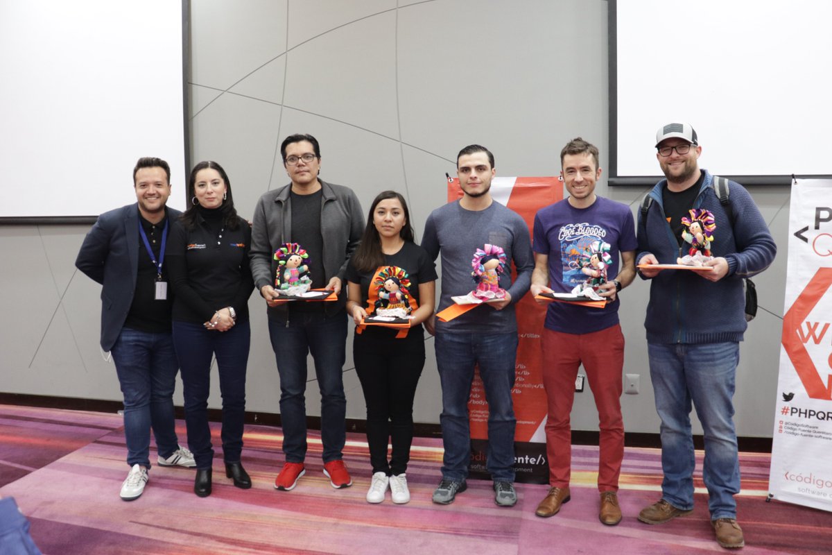 CodigoSoftware's tweet image. 5 temas, 5 talentos, 5 mentes que comparten el conocimiento. Muchas gracias por ser parte de nuestro primer #PHPQRO2020.