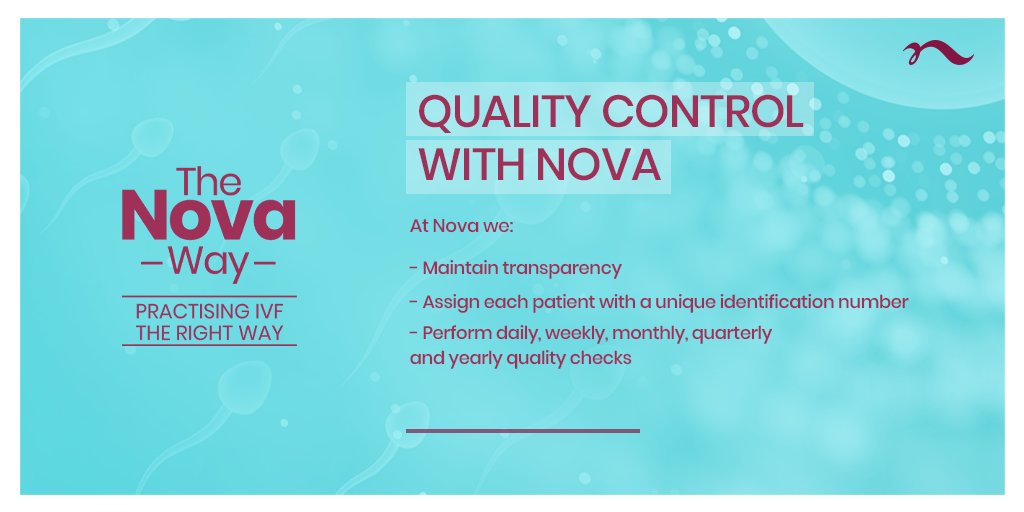 Nova_IVF's tweet photo. Being a world-class embryology lab takes a lot more than just expensive equipment and the latest technology. Here's what Nova does to ensure quality control during every procedure. #TheNovaWay #IVFtheRightWay https://t.co/gJLNdBrhId