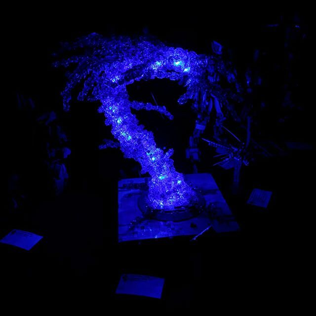 BZP_Tweets's tweet photo. @donutsftw_designs crystalline tree still looks great at night! @brickfair #brickfair #bfal #worldoflights #LEGO #bionicle https://t.co/LCzUlBe0hc