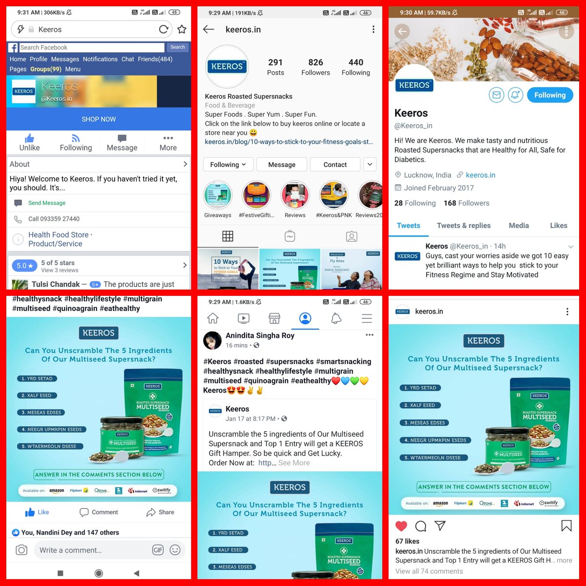 aninditas822's tweet image. Ans.:- The 5 Ingredients Of Multiseed Supersnack Are:-
1. DRY DATES.
2. FLAX SEED.
3. SESAME SEEDS.
4. GREEN PUMPKIN SEEDS.
5. WATERMELON SEEDS.
#Keeros #roasted #supersnacks #smartsnacking #healthysnack #healthylifestyle #multiseed
@Keeros_in

Join friends:-
@anupa30 @_ishrayita