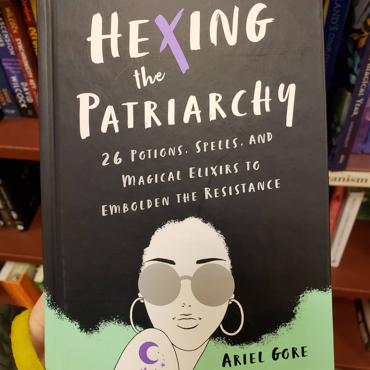 Saw these awesome books today. Didn't buy them, but I appreciated them lol #bitchcraft #witchcraft #hexingthepatriarchy