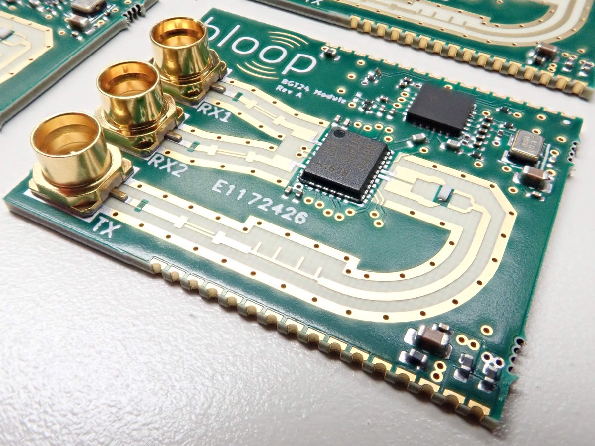 We're pretty happy with how these little guys turned out! Another step closer to testing! #kicad #radar #RF #oshw