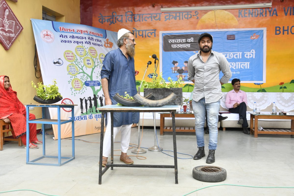 #SwachhtaKiPathshala #KendriyaVidhyalaya #Bhopal #VoiceoftheGoldenBirdSociety