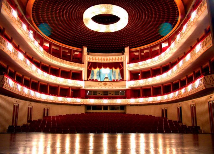 I'm jumping from the bronze age to modern day in my Iranian cultural heritage sites thread. Today's site is Vahdat Hall, formerly known as Roudaki Hall. It's in the capital city of Tehran. It was built for music concerts, orchestra and plays.