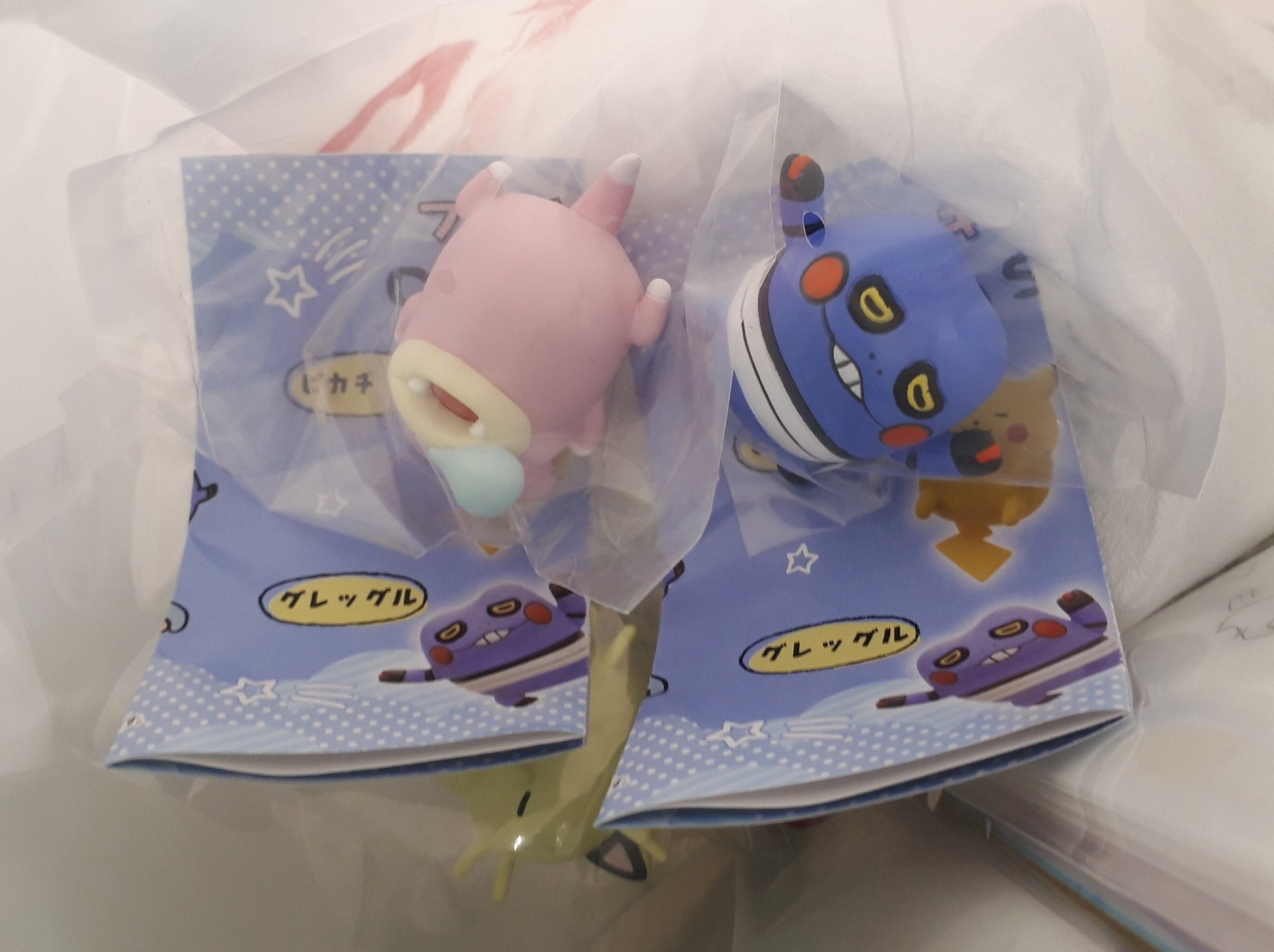 真逢 交換希望 ポケセンガチャ フィギュアコレクションｏｙａｓｕｍｉchu ナガノ 出 グレッグル 2 ヤドン 希望 ピカチュウ 今日16 00までポケモンセンターサッポロで手渡し可能 それ以降は郵送でお願いします 詳細はdmで T Co 9gggogv1fc
