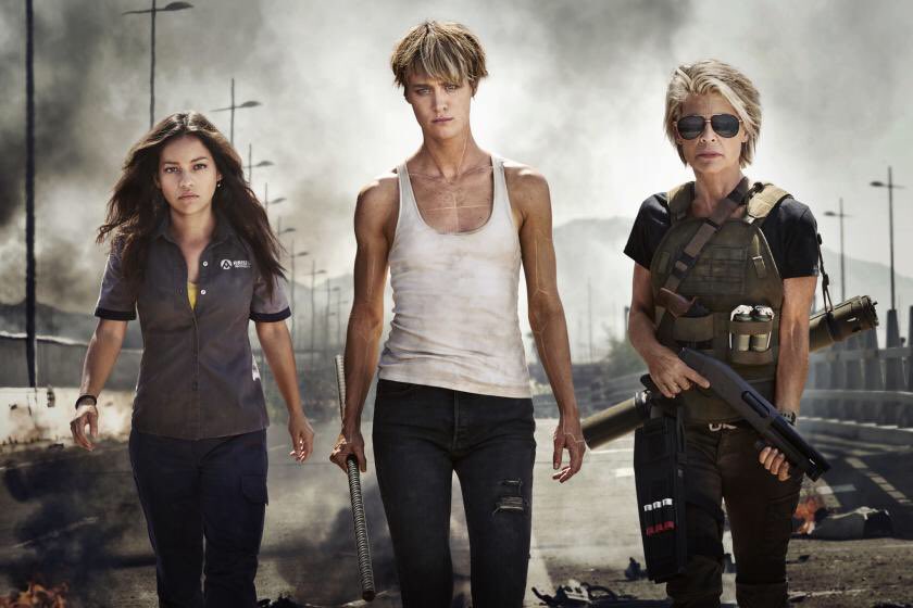 Hollering—HOLLERING!—about Terminator: Dark Fate, while drinking cocktails designed from the least-full bottles from my bar cabinet in an attempt to use them up before I move, and vehemently asserting that they are all girlfriends.