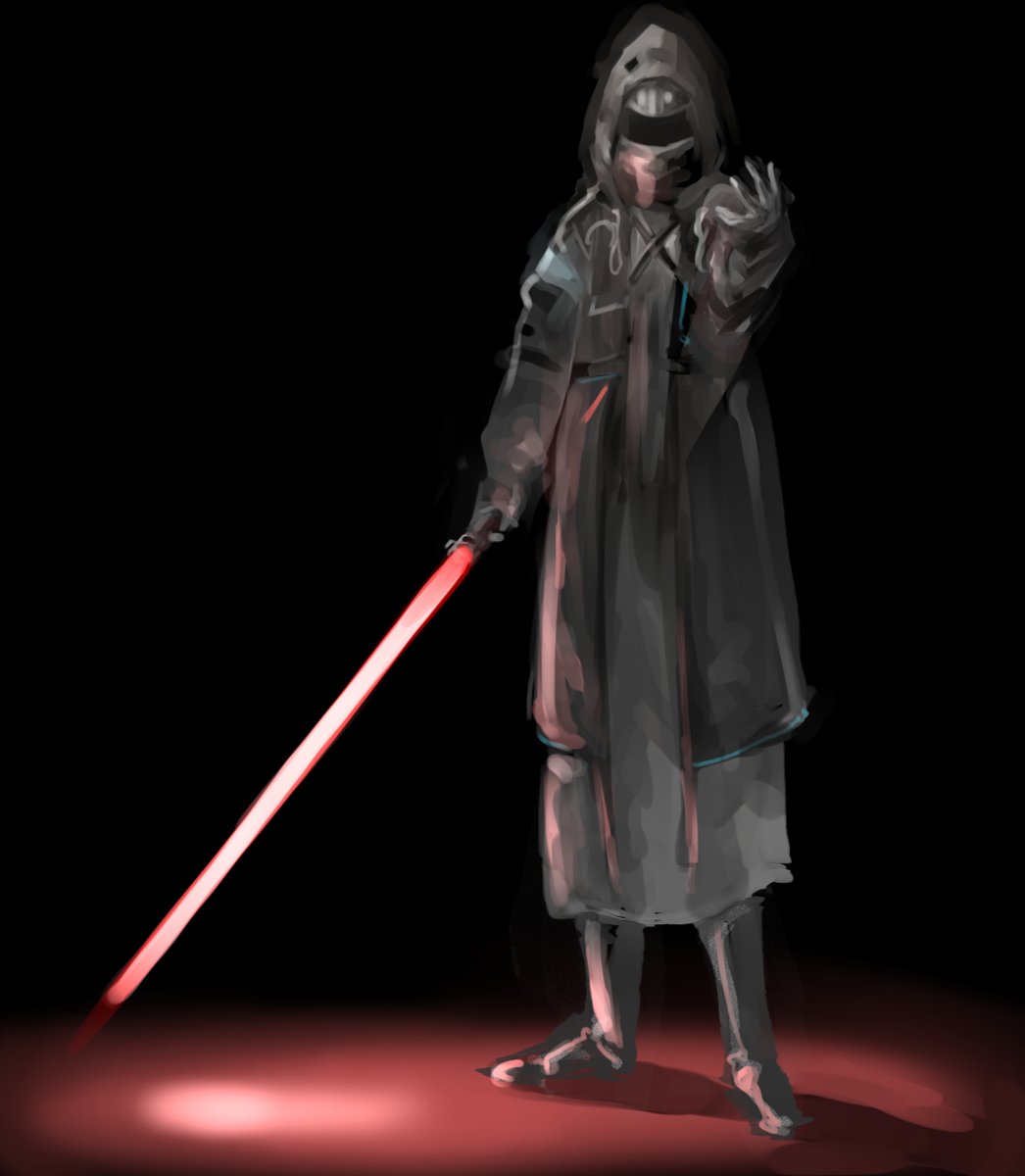 lightsaber energy sword weapon sword hood holding 1other  illustration images