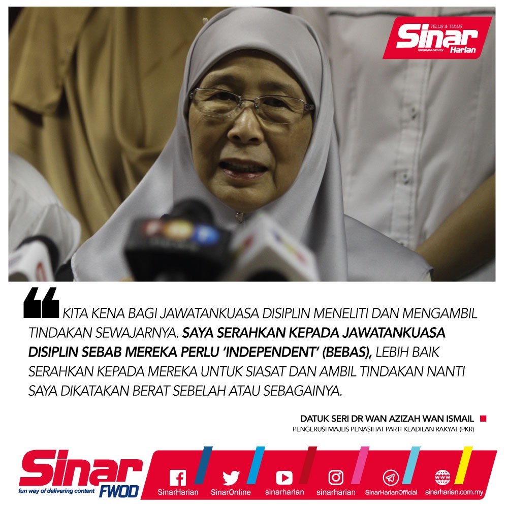 SinarOnline's tweet photo. Wan Azizah tak masuk campur isu Zuraida 

Berita penuh di https://t.co/SMicfhf1uG

Untuk lebih banyak bahan menarik, jangan lupa klik di Bio link kami di https://t.co/Ov8Nomzbvz

#sinarharian #PH #PKR #displin https://t.co/ayvRH2a1Yw