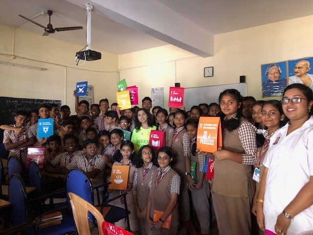 KehkashanBasu's tweet photo. #GreenHope at the 1st International Students' Summit of Religions in Kerala, India!
This summit gave a wonderful platform to #YOUTH to discuss s the problems faced by future generations & come up with solutions through various interactive sessions ! #LocalisingTheSDGs https://t.co/sFXX865qD0