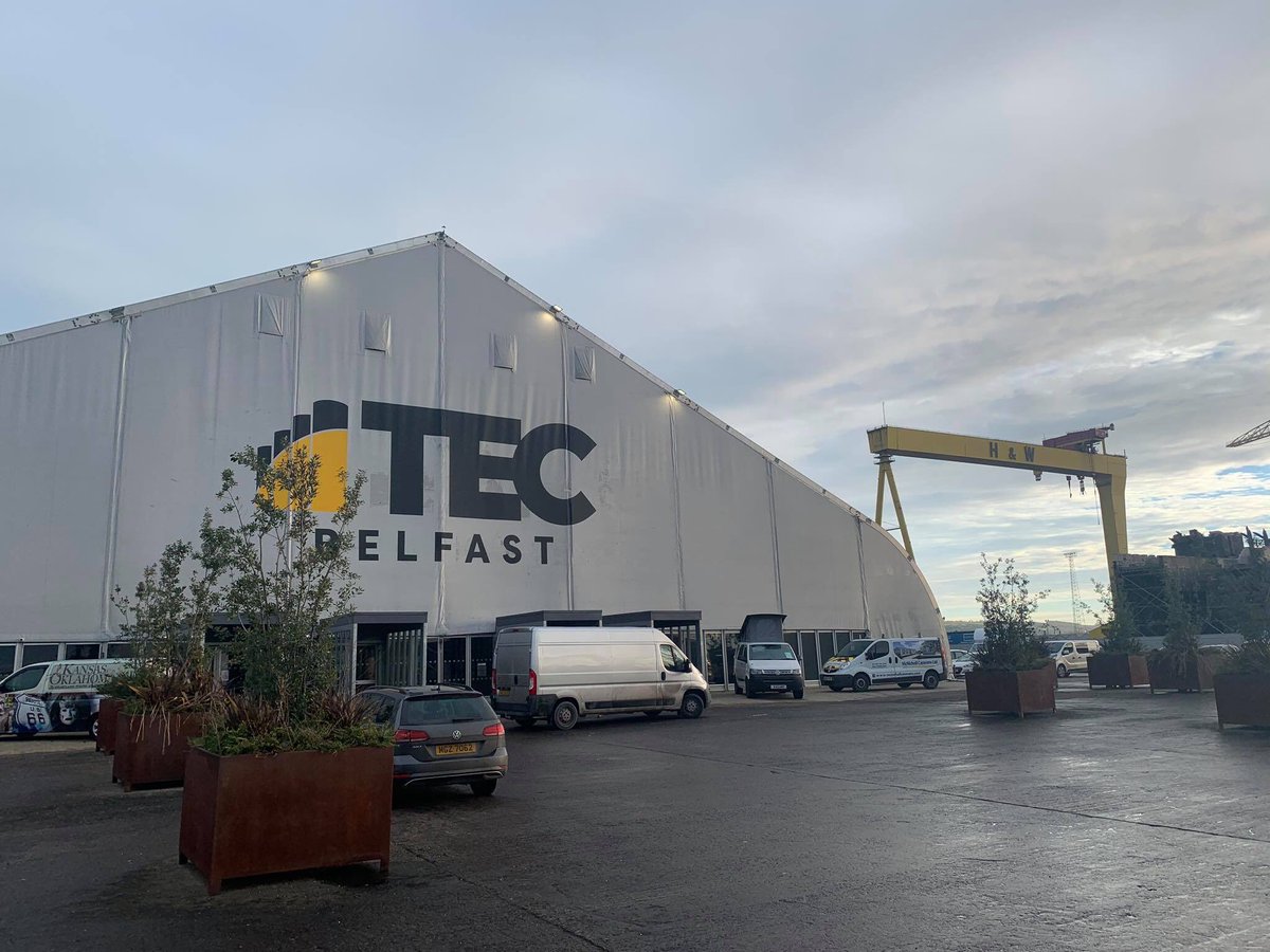 A beautiful morning here in Belfast. Call down &amp; join us for the last day of the Holiday World Show from 11am to 5.30pm!☀️#holidayworldshow2020 <a href="/holworldshow/">Holiday World Show</a> @TECBelfast