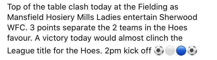 Mansfield Hosiery Mills LFC tweet media