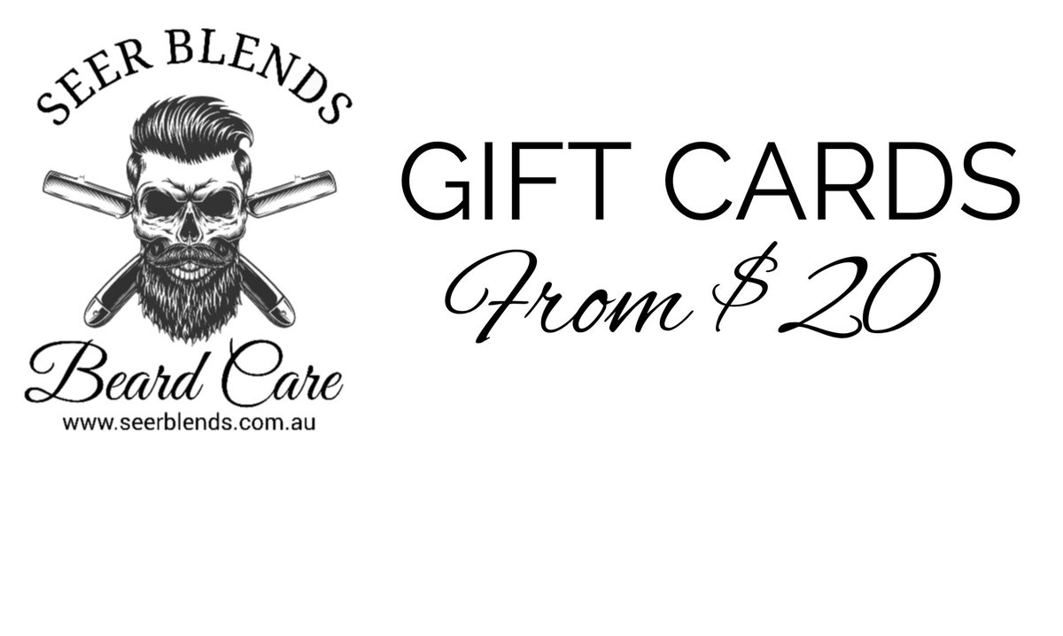 🚨NOW AVAILABLE🚨

Seer Blends Gift Cards make gift giving easy. With a range of products in our online store, the Seer Blends Gift Card ensures that everyone finds the perfect gift.
#seerblends #beard #beardoil #gift