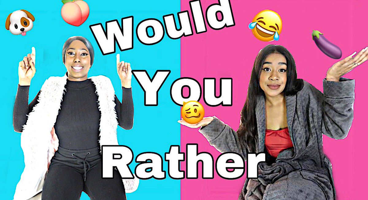 AprilRasian's tweet photo. #youtube #wouldyourather #hardestquestions https://t.co/oREYt1B0yl https://t.co/bKZiD5UOI5
