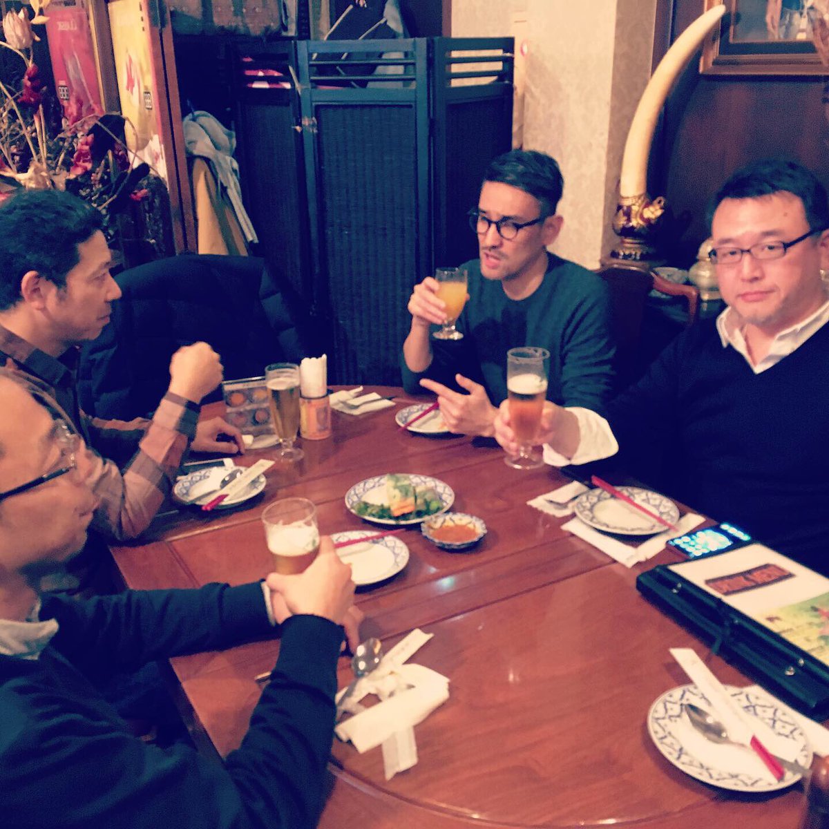 soviet_chance's tweet photo. 今年もよろしくお願いしFunk☆

ということで、ソビチャン作戦会議2020が都内某所で開催！今年は五輪級Funkの予感！

#sovietchance 
#funk 
#tokyo 
#meeting https://t.co/DlPa9uatcX