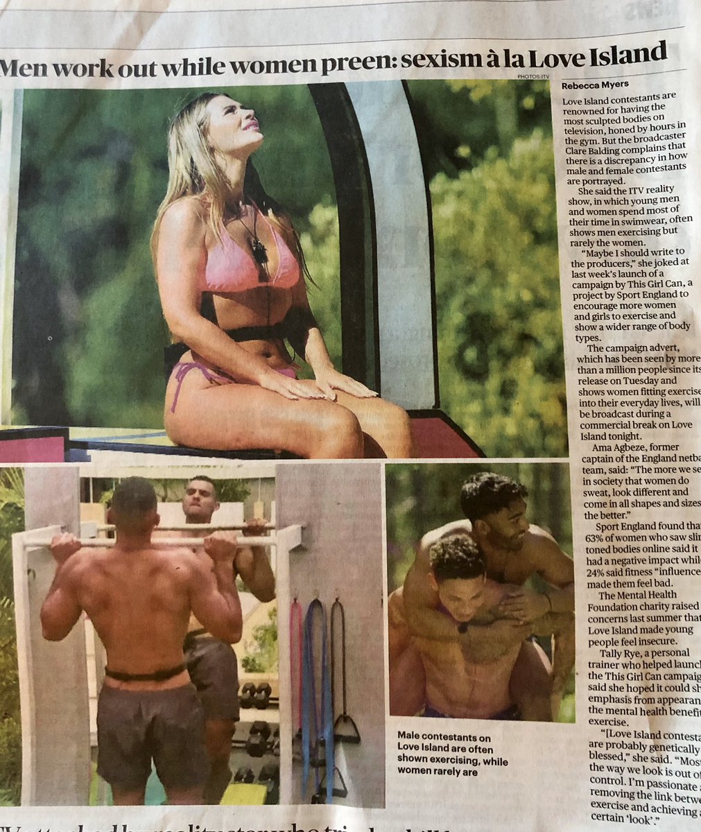 Did  #marr have its own version of Love Island today? Women meekly comment on newspaper content while men take centre stage to discuss their own content. <a href="/AndrewMarr9/">Andrew Marr</a> is it time to change the format? Could you be more pro-active on the guest list?