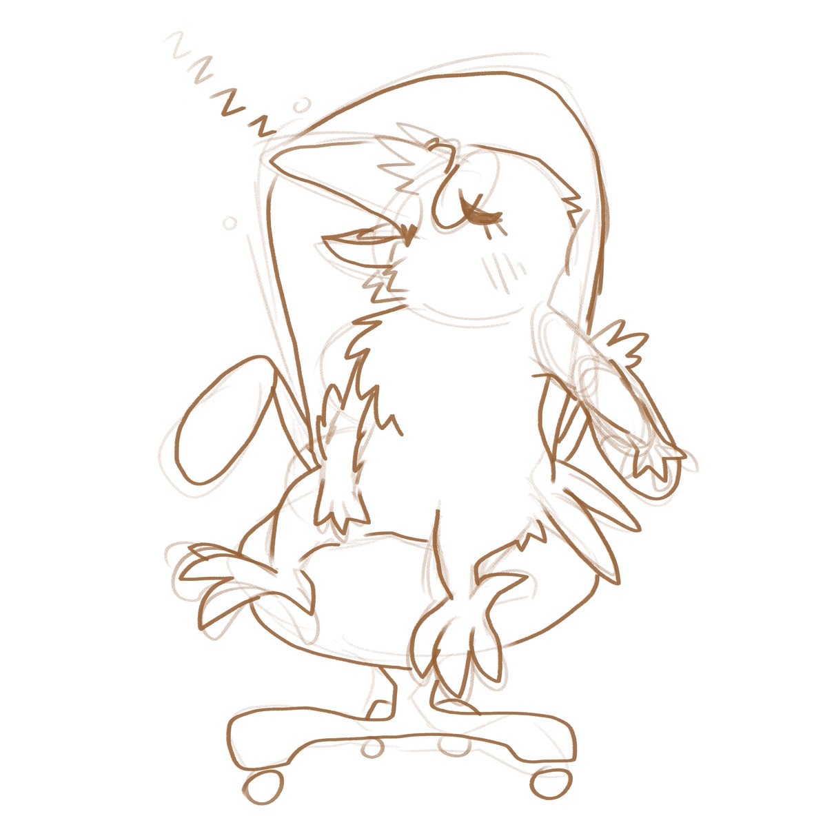 beakybirds's tweet photo. Someone just told me what time it was... #sleepybird #furryart #goodnight #kenku https://t.co/8eDPb4zHpR