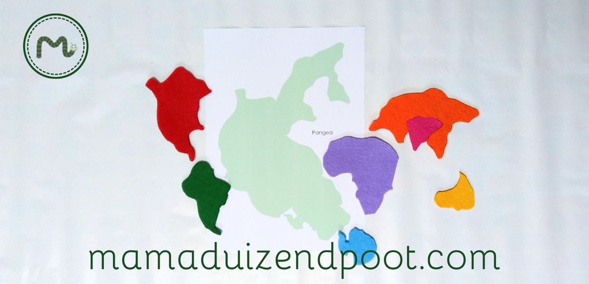 Deze zelfgemaakte Pangea puzzel is een super leuke manier om te leren over hoe de wereld in beweging is. Ik heb er zelfs een liedje over gemaakt.
mamaduizendpoot.com/een-pangea-puz…
