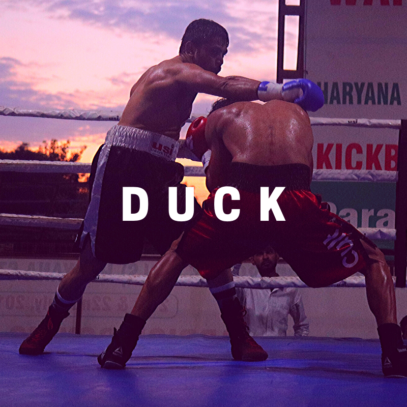 MegaBoxingIN's tweet photo. Duck: Dropping your weight down and under a punch to avoid being hit by it. #Duck #Boxing101 #Boxing #Boxingworld #TheBigGame #TheContender https://t.co/1MOawDU7Hc