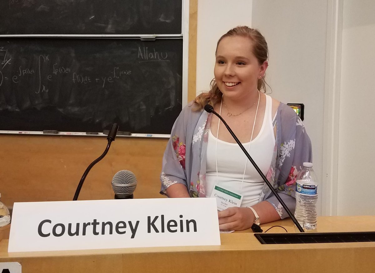 Moderating a panel on astronomy research and sitting on a panel about grad school apps. Doing cool science things #CUWiP