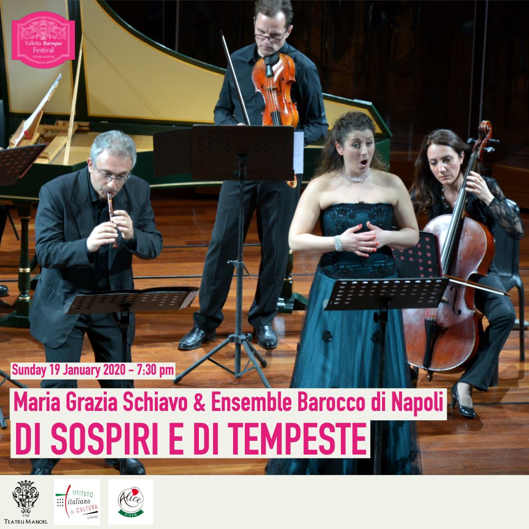 BaroqueFestival's tweet photo. Busy day with 3 concerts by @Abchordis, Ensemble Barocco di Napoli and Capriccio Stravagante Trio. Tickets > https://t.co/lib7eDZKuE
#vbf20 #earlymusic #earlymusicfestival #malta https://t.co/4Mkw5PDfV2