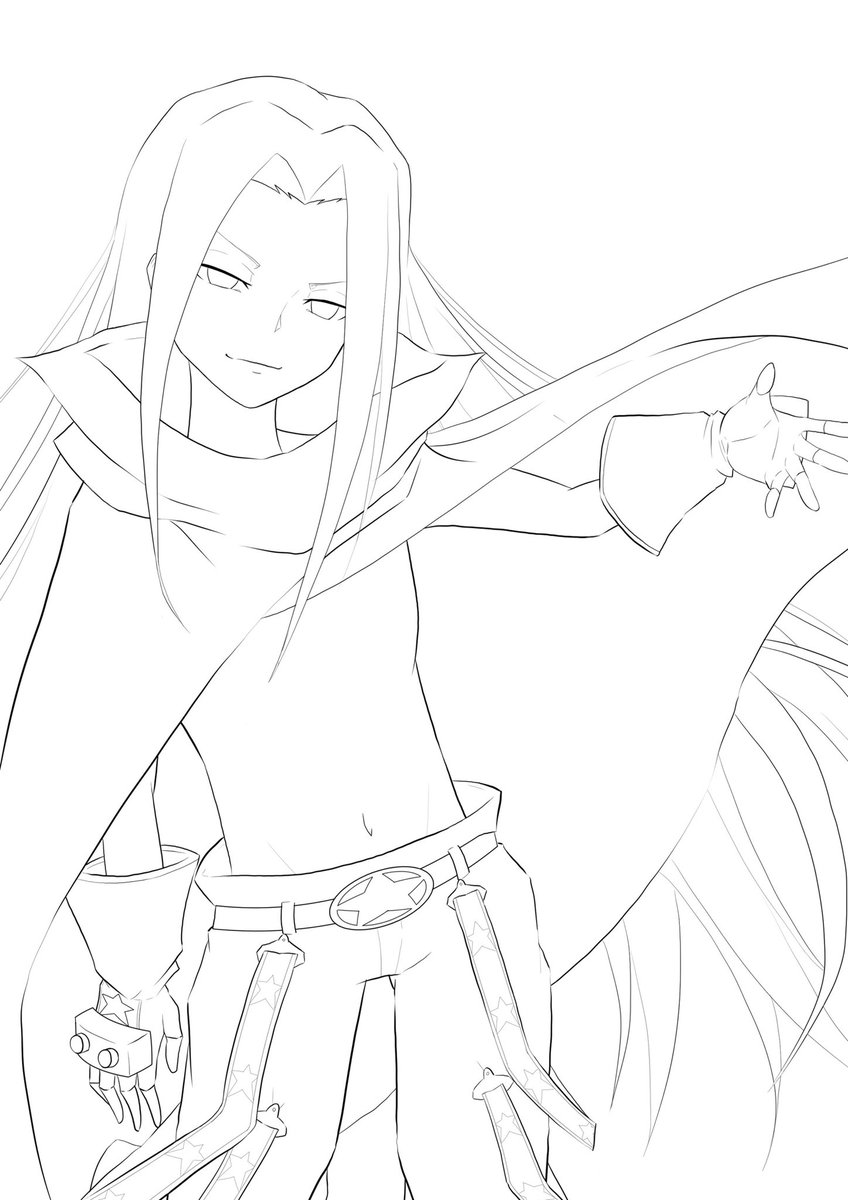 Riki Twitter પર スーパースピードで構図作成 線画 色付け完成しました 所要時間1日 笑 ベスト記録かな シャーマンキング ハオ カッコ良くできました イラスト好きと繋がりたい フォロバ100 シャーマンキング ハオ