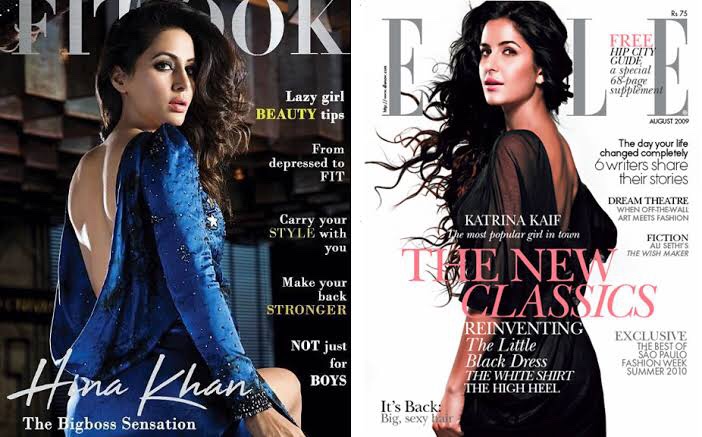 Fashion_every_'s tweet photo. Hina Khan is the Katrina Kaif of television. @eyehinakhan
 Stuns in backless  sexy look on the cover of a magazine. She never fails to impress with her style.              #Hacked Star Graces a Magazine Cover.

@fitlookmagazine
 #HinaKhan 
@_hinakhanteam
 
@hinakhanfc_ https://t.co/3w89syccgr