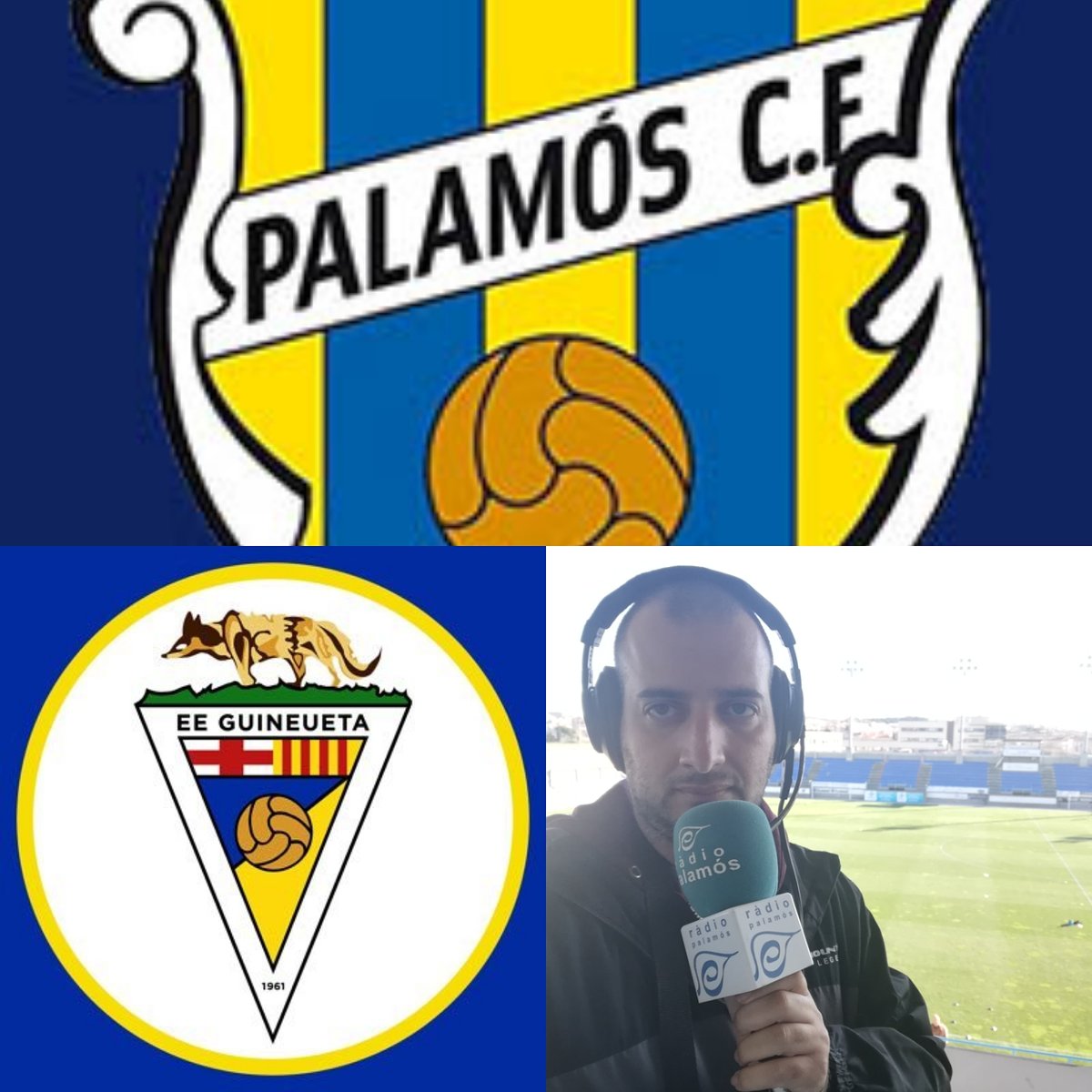degatv's tweet photo. Potser no acompanya el dia, però els nostres jugadors ens necessiten tothom a L'estadi,@palamoscf  vs.@eeguineueta podem  seguir el partit a partir de les  11.45 h @RadioPalamos amb la narració de @javipalamoscf https://t.co/xD6EpY6OYg