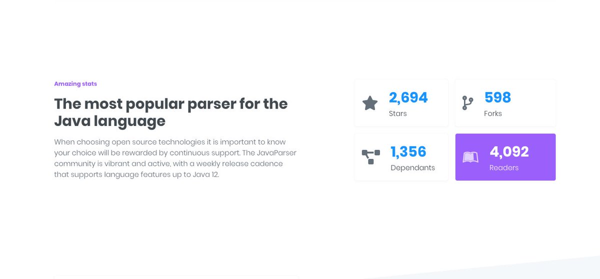 ftomasse's tweet image. Sometimes ideas click, but I am still surprised by the fact #javaparser was able to become relevant for some many projects. 

@matozoid has been doing a great job for several years now. I think OSS maintainers like him should get a bit more appreciation

javaparser.org