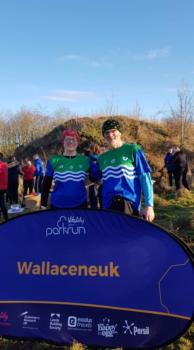 BrianKerrPhoto's tweet photo. @parkrunUK @thewaiter67 Inaugural parkrun at Wallaceneuk, Kelso, a brilliant trail parkrun. 😁 @pinkpebs https://t.co/SXug7W0vEZ