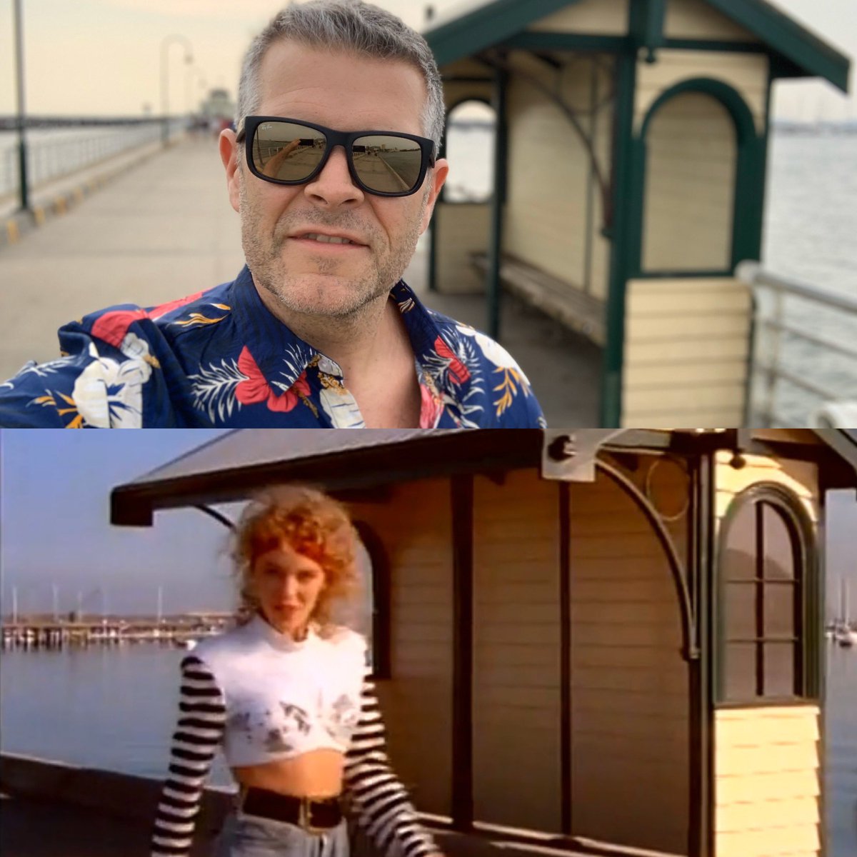 fraserhynd's tweet photo. Loving my first visit to #Melbourne seeing so many familiar places. #KylieMinogue #GotToBeCertain #StepBackInTime #StKildaPier #YarraRiver #LunaParkMelbourne #Australia #Victoria @kylieminogue https://t.co/v7cPj6O7ei