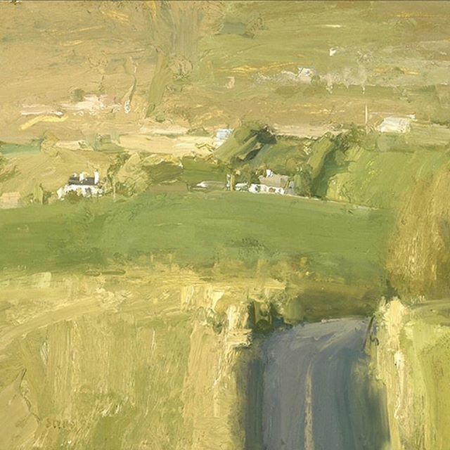 _LauraSowerby's tweet photo. One of my absolute favourites, Stuart Shils .This from the 90s. He likened working in the west coast of Ireland to painting in a vortex , experiencing ‘a holiness of conversation with that secluded coast’ .His Tuscan paints I find utterly sublime too… https://t.co/iG4F0G4f4p https://t.co/aR1urhTYnF