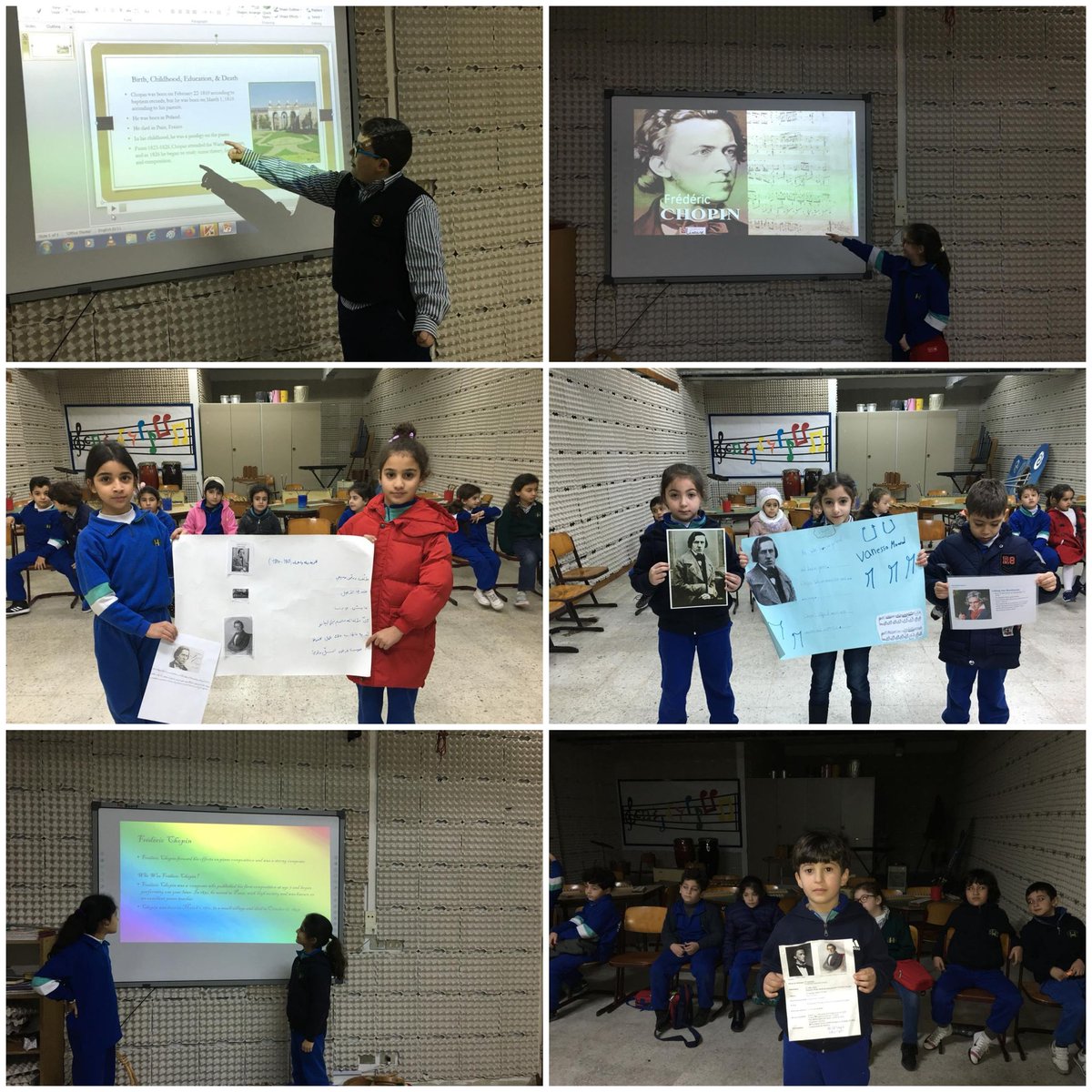 RHHS_Elementary's tweet photo. Students conducting #research about Chopin #musician_of_the_month and sharing their findings #research_skills #knowledgeable_communicators https://t.co/KUyg6Jor5S
