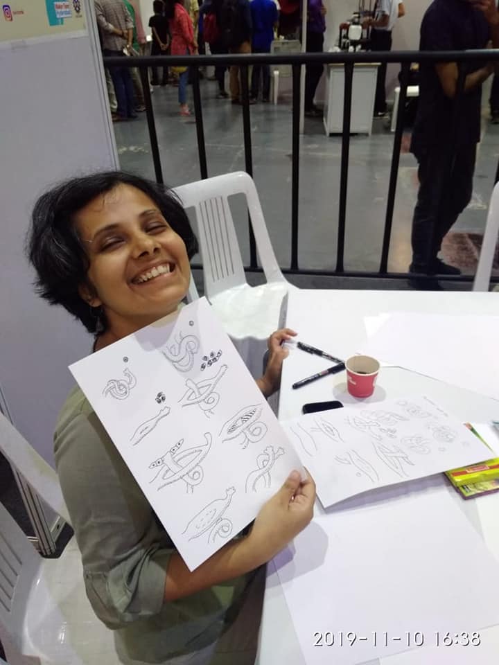 ipsawonders's tweet photo. #workanniversary #AcademicTwitter 
3 yrs ago I made first prints of my #sciart and sold them. It was a temp thing. 

I am still making #scienceillustrations #sciart and talking to students. Hoping to strengthen my #sciart #sciviz #scicomm practice with time. https://t.co/Pjdtqo4qSA