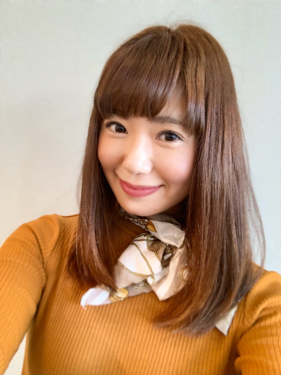 森本晴香 フリーアナウンサー Hair Change 髪色明るくしました この髪で次登場するのは四国放送ゴジカル です
