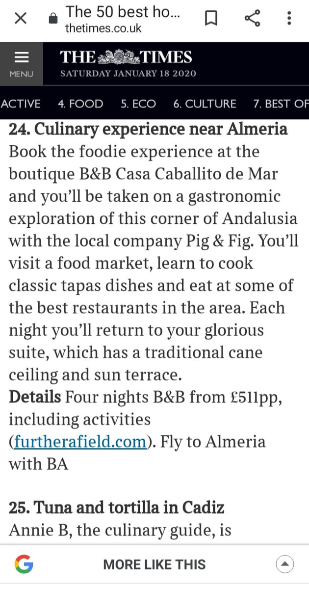 CCDMBedar's tweet photo. We are so pleased to be featured in the Times newspaper 50 Best spanish holidays 2020
#bedar #almeriaspain #boutiquebandb #quirkyhomedecor #mojacar #realspain #relax #walkersparadise
BOOKDIRECT&amp;SAVE 👇
https://t.co/dfpDFlkBOO https://t.co/O5GMTa4ta3